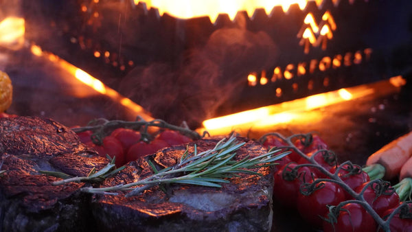 OSTER-AKTION: Feuerplatte Ø800 mm mit Innenloch Ø200 mm – 8 mm inkl. 4 Abstandhalter