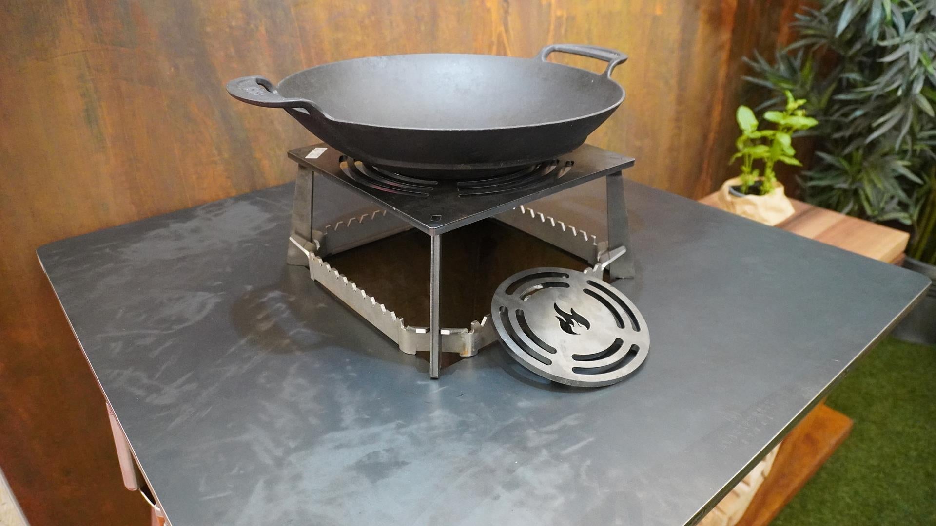 Fyrr Grill Black 85 Set – Stilvolles Grill-Set für Outdoor-Gourmets