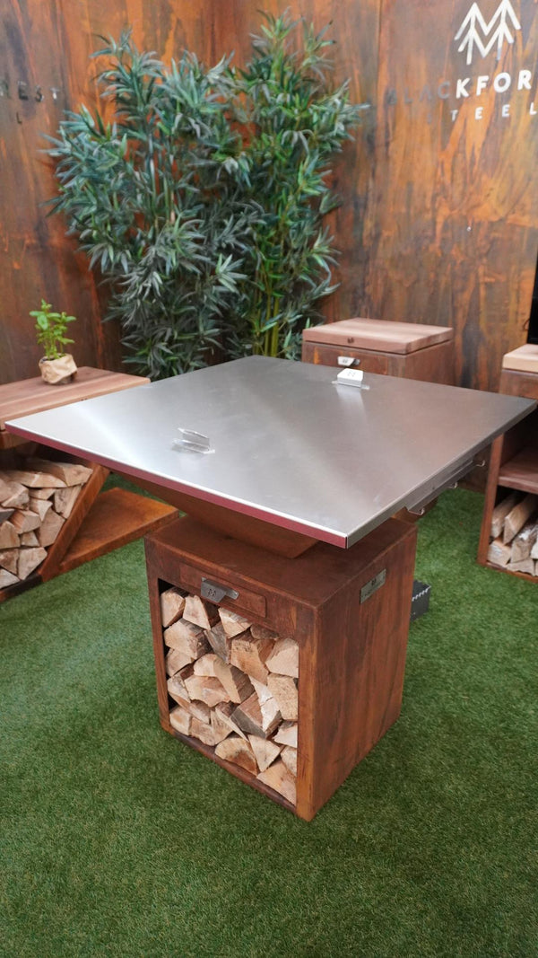 Abdeckung Feuerplatte 100