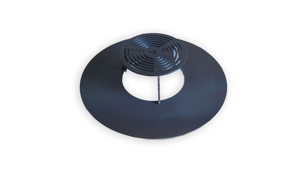 Feuerplatte Black Forest Steel 700mm  + Grilleinsatz mit Anhebung